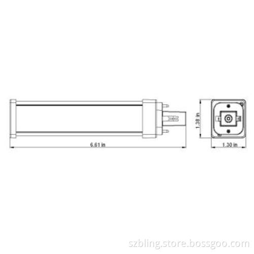 Hot selling 10W PL tube,Epistar LEDs inside,high cost performance